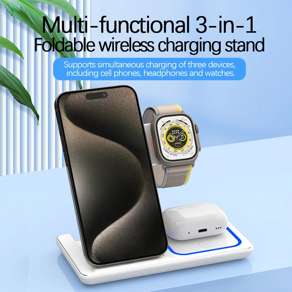 MagFold Station – 3-in-1 Fast Charger