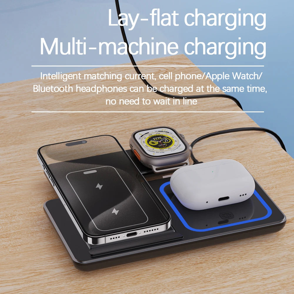 MagFold Station – 3-in-1 Fast Charger