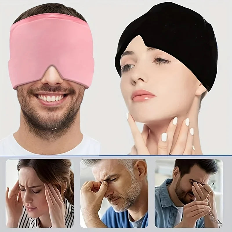Ice Cap Hat headache hat Gel Hot Cold Ice Cap For Ice Hat Eye Mask Stress Pressure