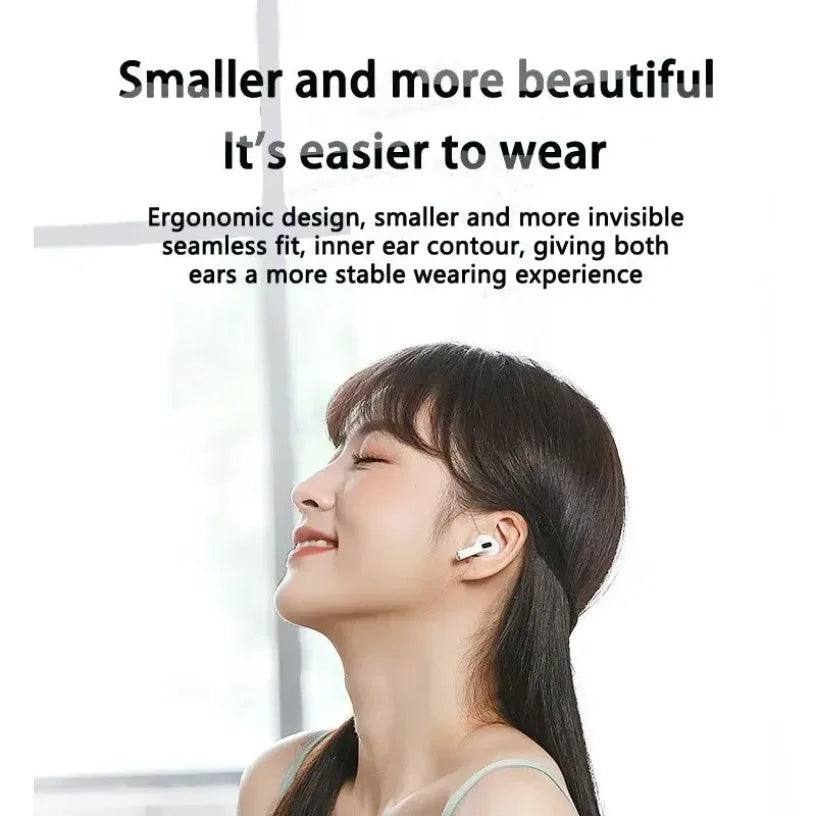 Wireless Bluetooth 5.0 Headphones Original Pro4 TWS Touch Control Sport Earbuds Music Headset For iphone Xiaomi phones Earphones