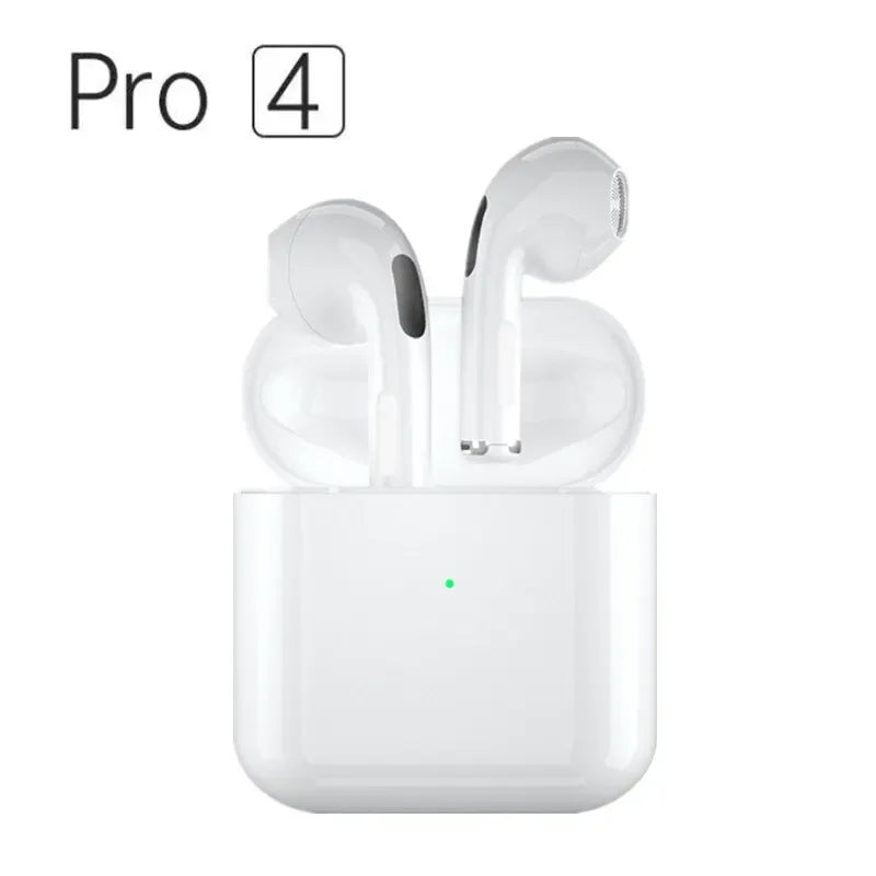 Wireless Bluetooth 5.0 Headphones Original Pro4 TWS Touch Control Sport Earbuds Music Headset For iphone Xiaomi phones Earphones