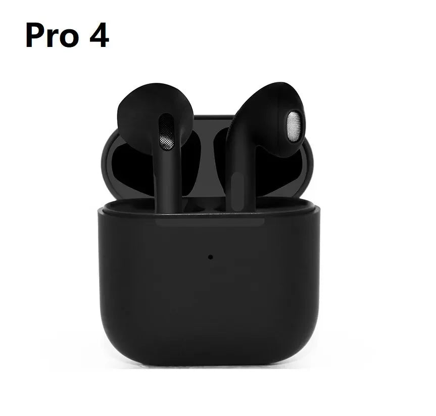 Wireless Bluetooth 5.0 Headphones Original Pro4 TWS Touch Control Sport Earbuds Music Headset For iphone Xiaomi phones Earphones